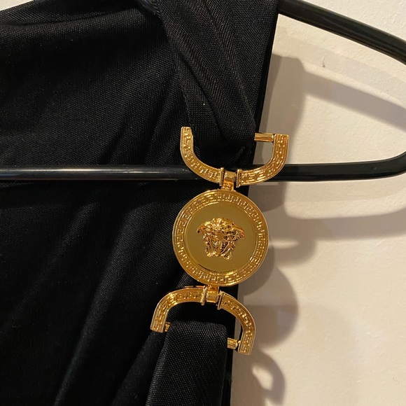 Versace crowl neck Medusa Medallion dress - Picture 4 of 10